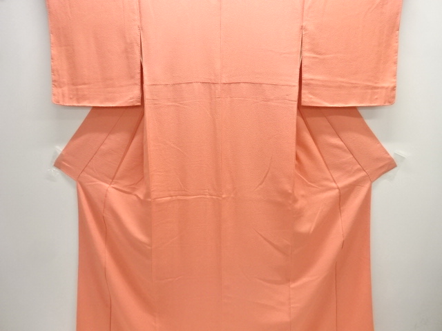 未使用品　織柄色無地着物